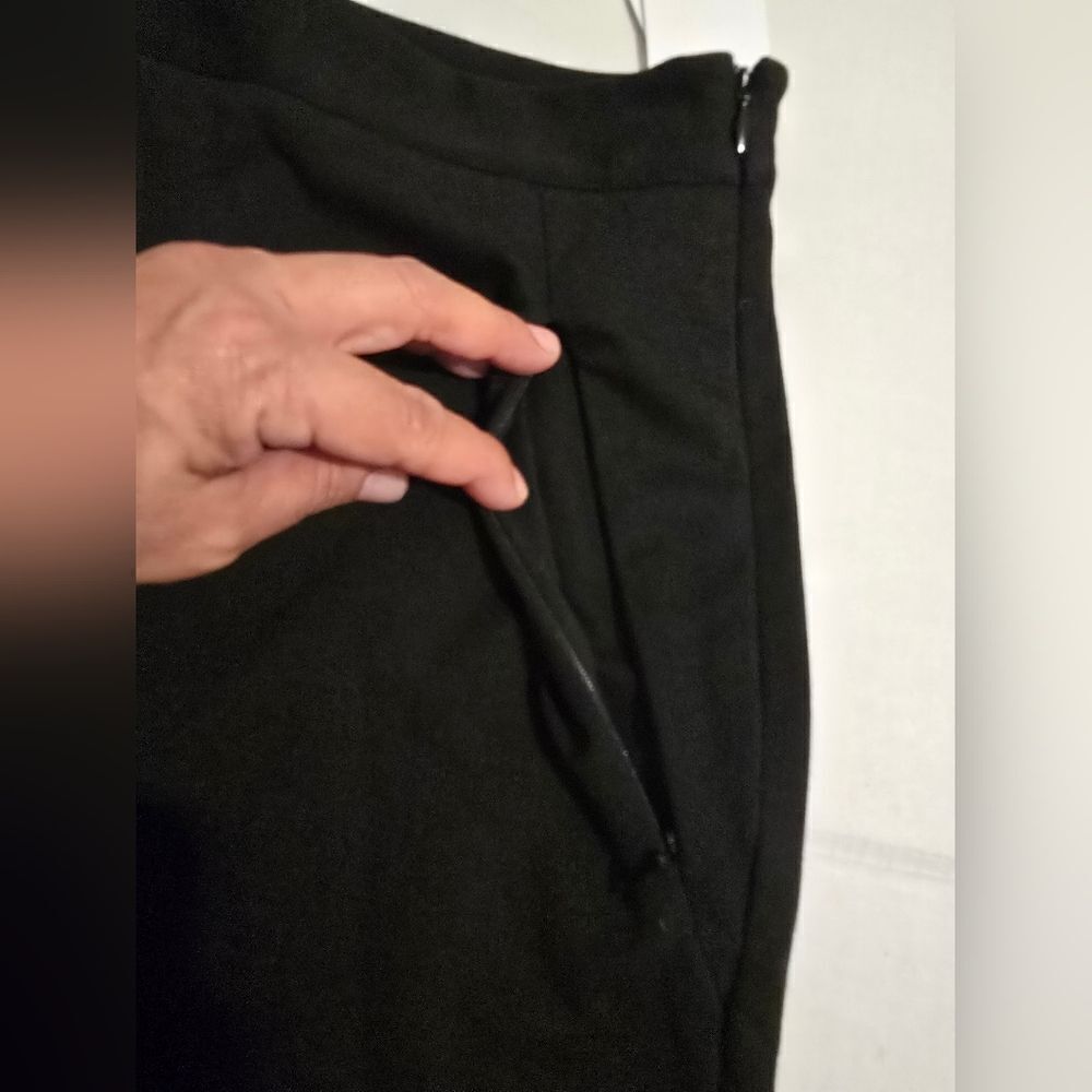 Equipment Dion Midi Pencil Skirt In True Black Size 2 - Picture 7 of 12